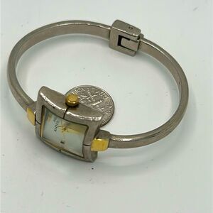 Vintage Anne Klein two-tone bracelet band quartz watch